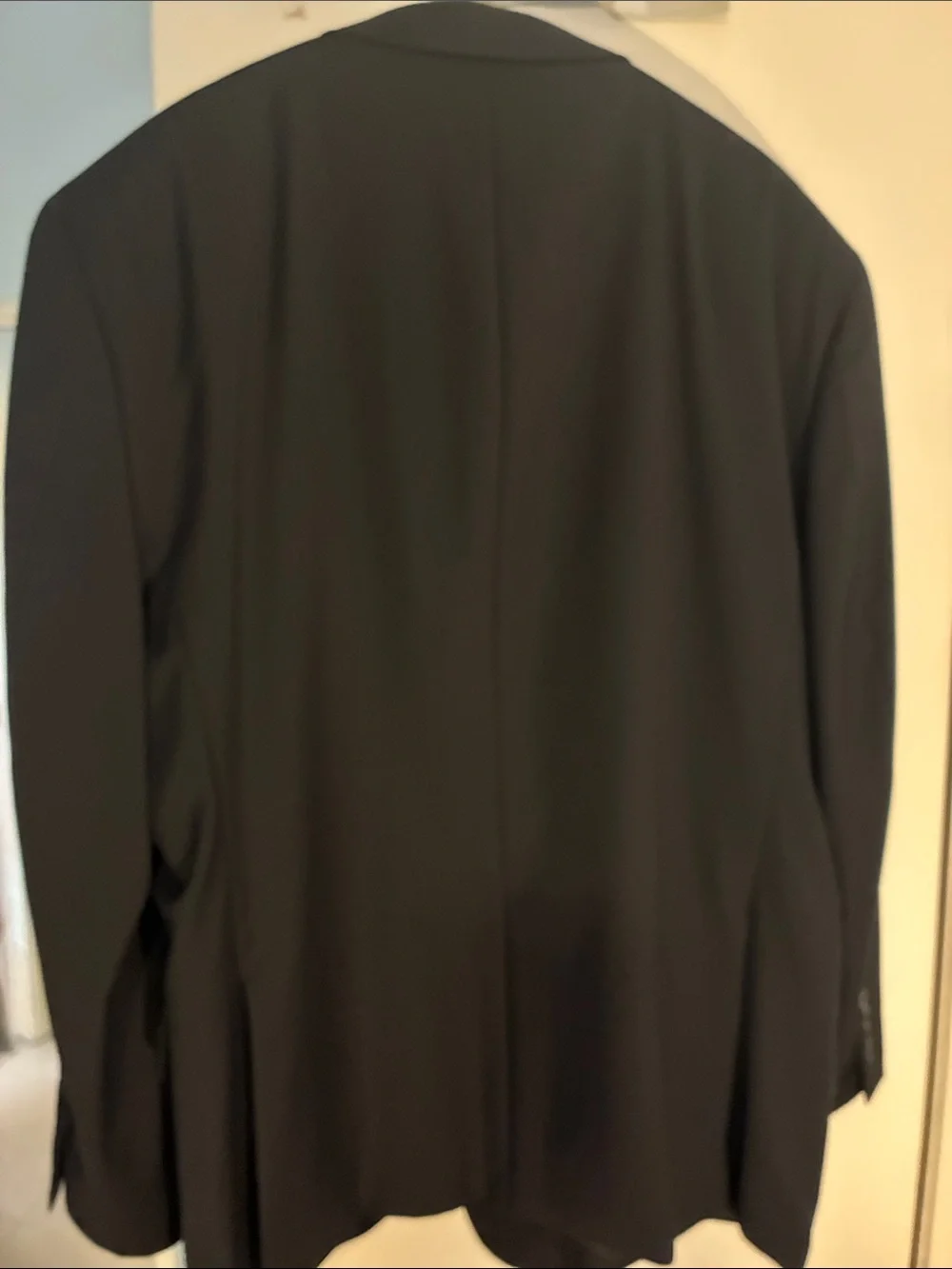 Tommy Hilfiger Black Two-Button Wool Sport Coat